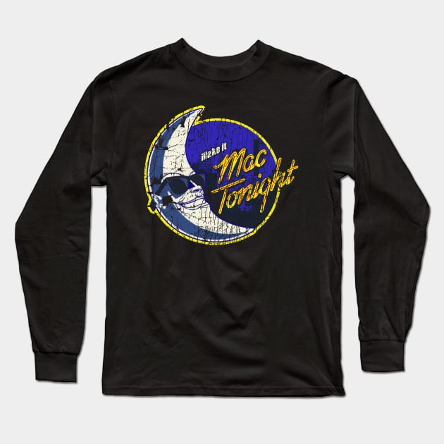 Moon Man // 80s Vintage Long Sleeve T-Shirt by Niko Neon